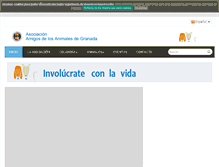 Tablet Screenshot of amigosdelosanimales.org.es